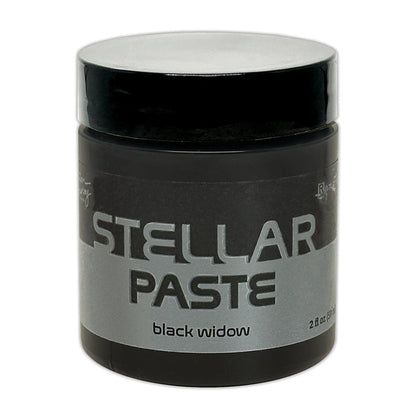 Simon Hurley create. - Stellar Paste Black Widow. Simon Hurley create. Adds high gloss and dimension. Available at Embellish Away in Bowmanville Ontario Canada.
