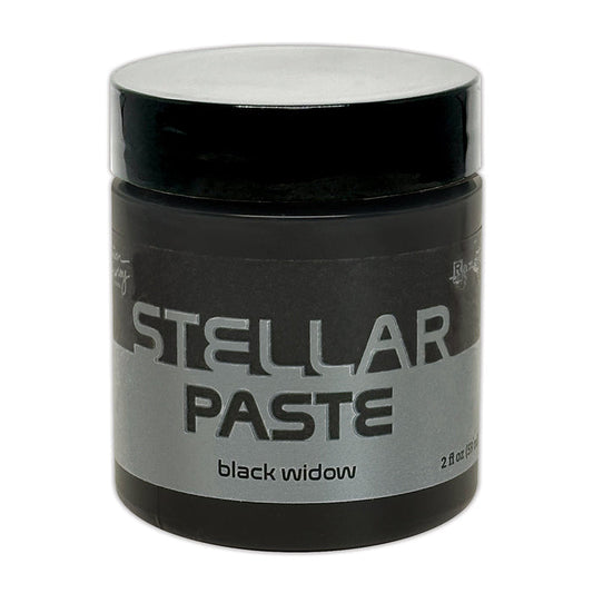 Simon Hurley create. - Stellar Paste Black Widow. Simon Hurley create. Adds high gloss and dimension. Available at Embellish Away in Bowmanville Ontario Canada.