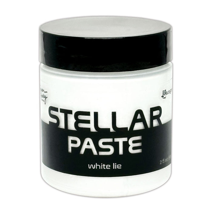Simon Hurley create. - Stellar Paste White Lie. Simon Hurley create. Adds high gloss and dimension. Available at Embellish Away in Bowmanville Ontario Canada.