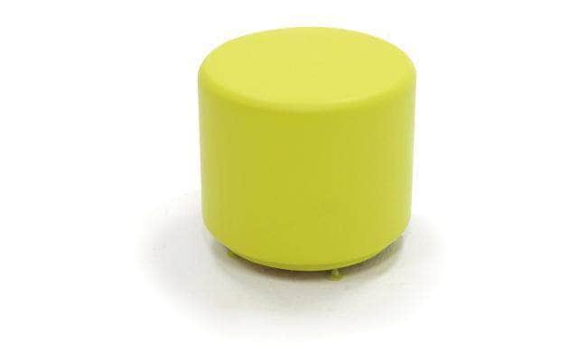 Simplistic Modern Circle Backless Park Bench - 15 in. Diameter - Crowd Control Warehouse