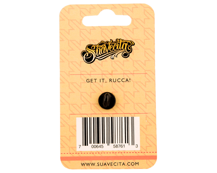 Sirena Lipstick Enamel Pin - Back View