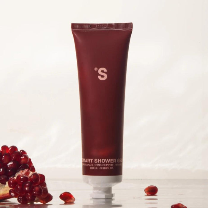 Sister's Aroma Shower Gel Pomegranate Wood scent 100 ml travel size