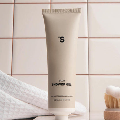 Sister's Aroma Shower gel with sea salt, calamansi and amber scent 100 ml travel size