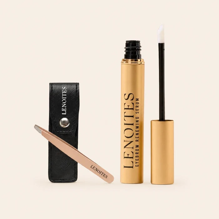Slant Tweezer + Eyebrow Growth Serum Set