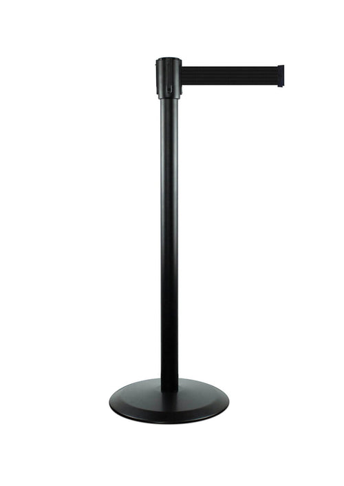 Slimline Tensabarrier Post, 7.5 Ft. Belt - Tensabarrier 890 - Crowd Control Warehouse