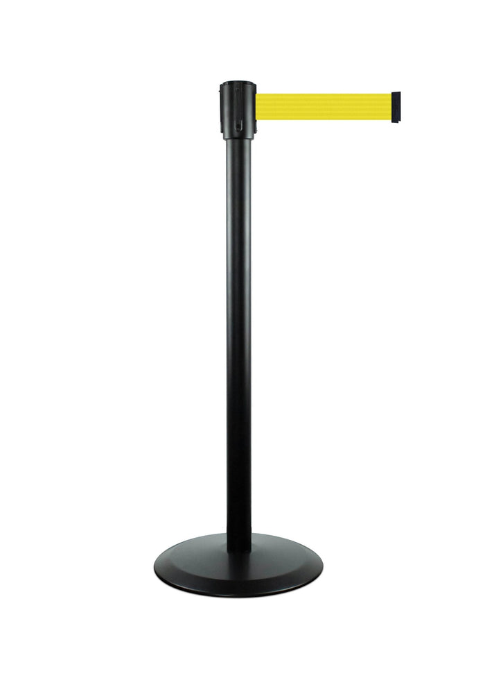 Slimline Tensabarrier Post, 7.5 Ft. Belt - Tensabarrier 890 - Crowd Control Warehouse