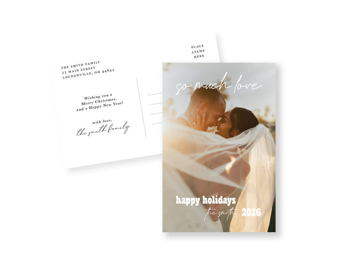 So Much Love Postcard