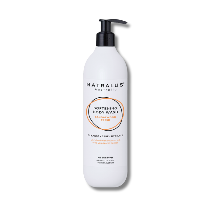 Gentle Sandalwood Fresh Body Wash – Hydrating Natural Skincare for Sensitive Skin in Australia