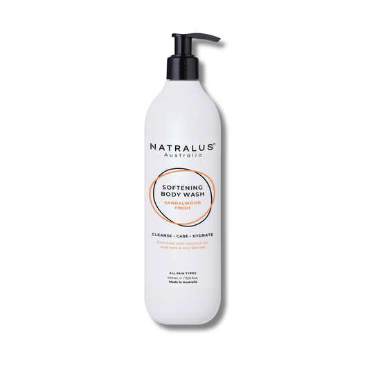 Gentle Sandalwood Fresh Body Wash – Hydrating Natural Skincare for Sensitive Skin in Australia