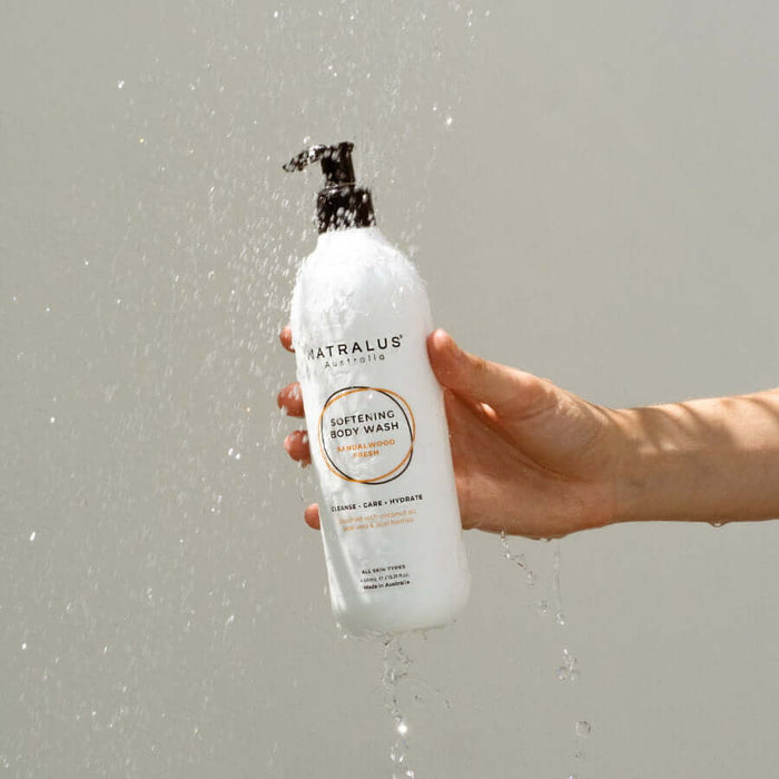 Softening Body Wash with Sandalwood scent for revitalised skin, Dispenser Body Wash