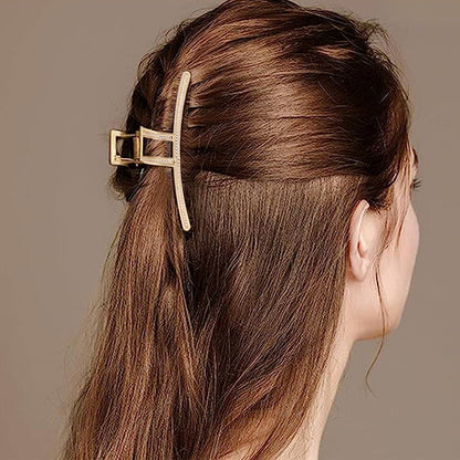 Sol Metal Lines Claw Clip - ikatehouse