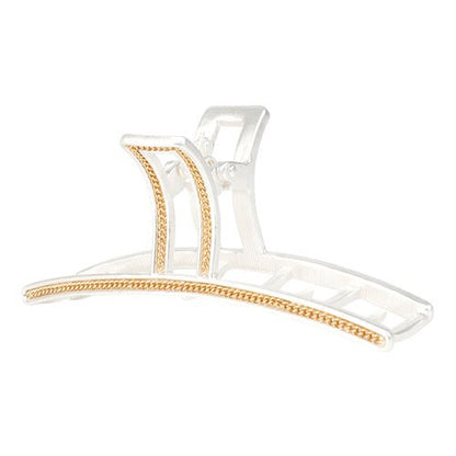 Sol Metal Lines Claw Clip - ikatehouse
