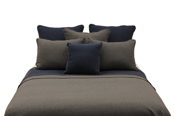 Solid Greystone Sham