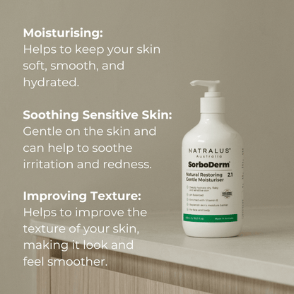 SorboDerm Natural Restoring Gentle Moisturiser for eczema and psoriasis