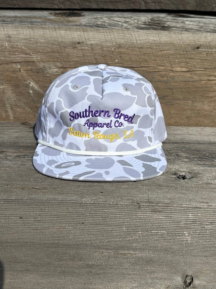 Southern Bred Apparel Co Baton Rouge, LA Richardson 256P Blizzard Duck Camo Cap