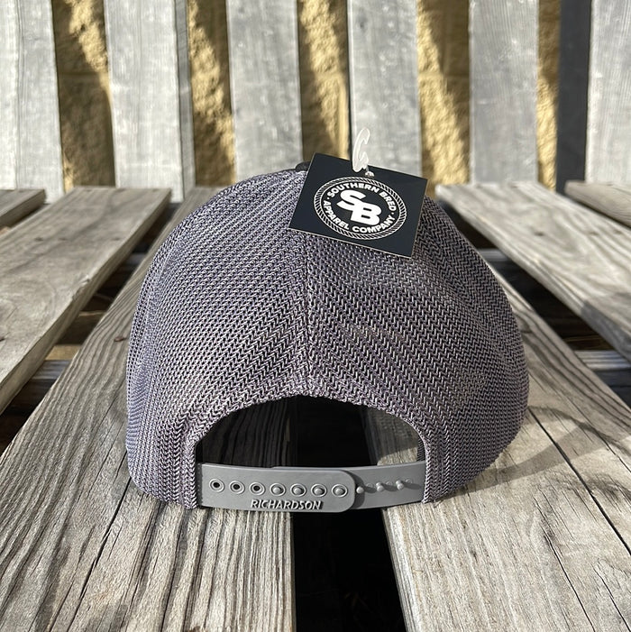Southern Bred Apparel Company Caramel Leather Logo Patch Richardson 112PL R-Flex Caps (2 Colors)