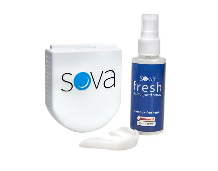 contents of sova night mouth guard