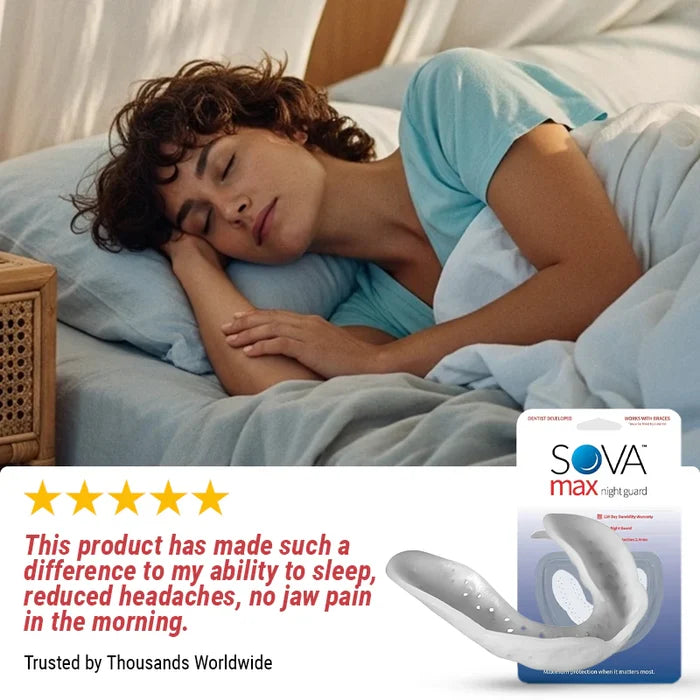 SOVA MAX Night Guard | Heavy-Duty Teeth Grinding Guard for Severe Bruxism