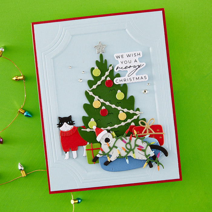 Spellbinders - 3D Embossing Folder - A2 - Ornate Molded Frame. Available at Embellish Away in Bowmanville Ontario Canada. Example by brand ambassador.