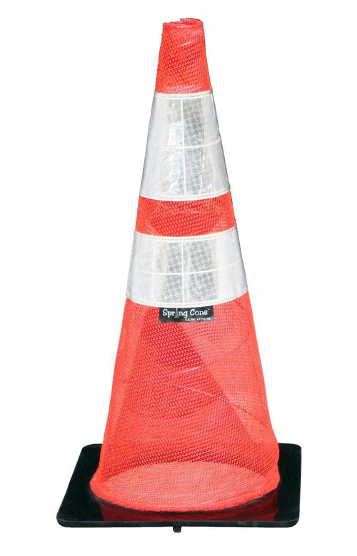 Spring Collapsing Traffic Cone - Crowd Control Warehouse