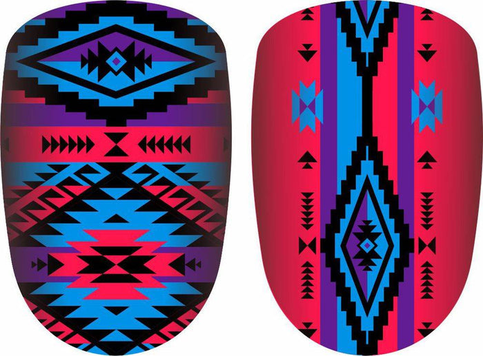 Spring into Aztec Western Nail Strips