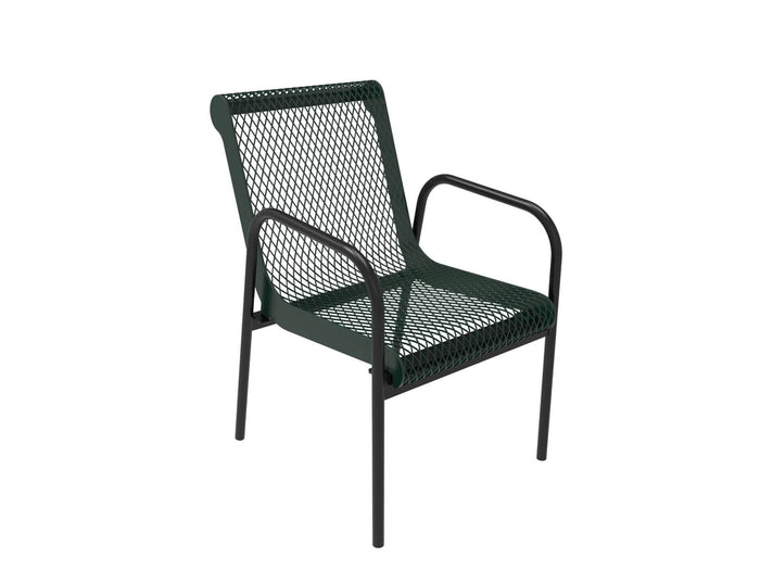 Stacking Chair - Diamond Pattern - Crowd Control Warehouse