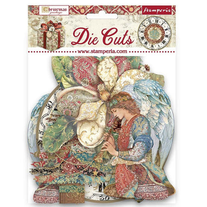Stamperia - Die-Cuts - Christmas Greetings. Add dimension and color to your projects. Great for scrapbooks, cards, journals, planners, and so much more. Available at Embellish Away located in Bowmanville Ontario Canada.