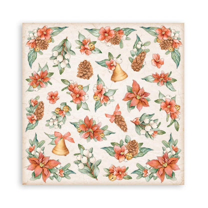 Stamperia - Double-Sided Paper Pad 12"X12" - 10/Pkg - All Around Christmas. Start your project off right with the perfect paper for scrapbook pages, greeting cards, bookmarks, gift cards, mixed media and much more! Available at Embellish Away located in Bowmanville Ontario Canada.