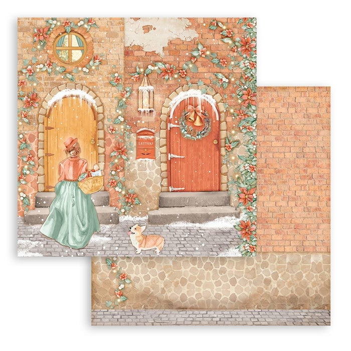 Stamperia - Double-Sided Paper Pad 12"X12" - 10/Pkg - All Around Christmas. Start your project off right with the perfect paper for scrapbook pages, greeting cards, bookmarks, gift cards, mixed media and much more! Available at Embellish Away located in Bowmanville Ontario Canada.