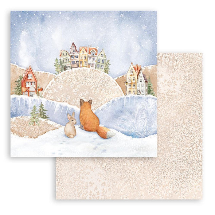 Stamperia - Double-Sided Paper Pad 12"X12" - 10/Pkg - Winter Valley. Start your project off right with the perfect paper for scrapbook pages, greeting cards, bookmarks, gift cards, mixed media and much more! Available at Embellish Away located in Bowmanville Ontario Canada.