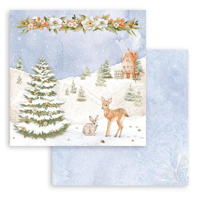 Stamperia - Double-Sided Paper Pad 12"X12" - 10/Pkg - Winter Valley. Start your project off right with the perfect paper for scrapbook pages, greeting cards, bookmarks, gift cards, mixed media and much more! Available at Embellish Away located in Bowmanville Ontario Canada.