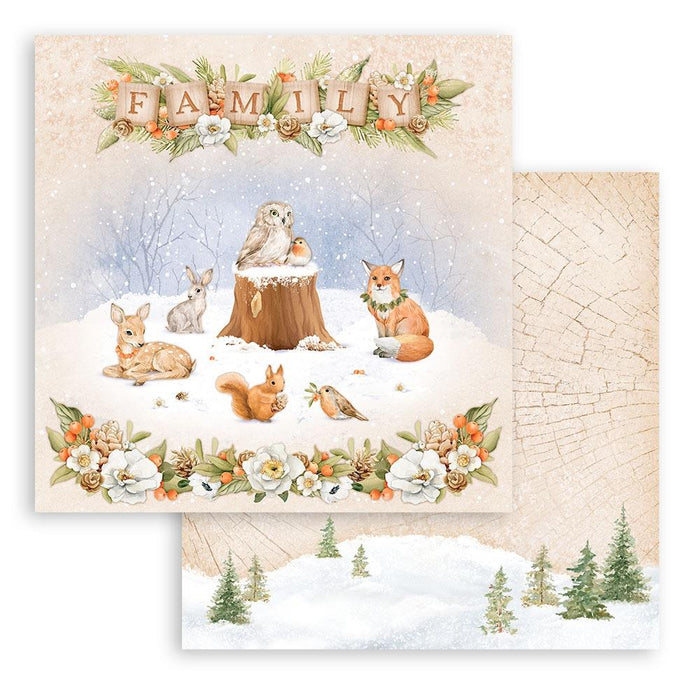 Stamperia - Double-Sided Paper Pad 12"X12" - 10/Pkg - Winter Valley. Start your project off right with the perfect paper for scrapbook pages, greeting cards, bookmarks, gift cards, mixed media and much more! Available at Embellish Away located in Bowmanville Ontario Canada.