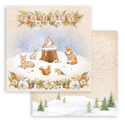 Stamperia - Double-Sided Paper Pad 12"X12" - 10/Pkg - Winter Valley. Start your project off right with the perfect paper for scrapbook pages, greeting cards, bookmarks, gift cards, mixed media and much more! Available at Embellish Away located in Bowmanville Ontario Canada.