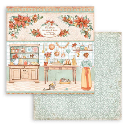 Stamperia - Double-Sided Paper Pad 8"X8" - 10/Pkg - All Around Christmas. Start your project off right with the perfect paper for scrapbook pages, greeting cards, bookmarks, gift cards, mixed media and much more! Available at Embellish Away located in Bowmanville Ontario Canada.