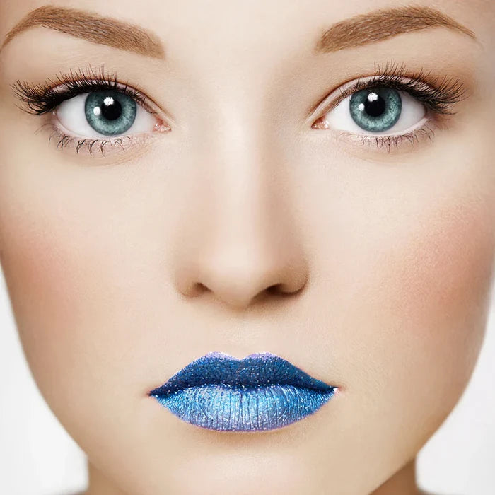 Stargazer Glitter Lipstick, Blue