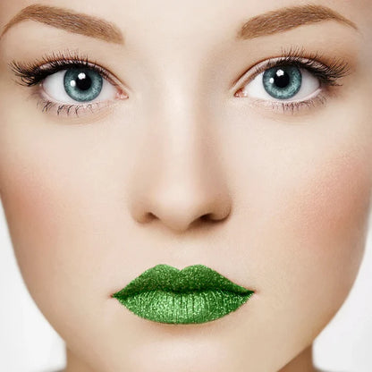 Stargazer Glitter Lipstick, Green