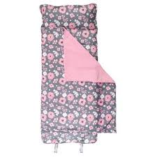 Girl Nap Mats / Charcoal Floral