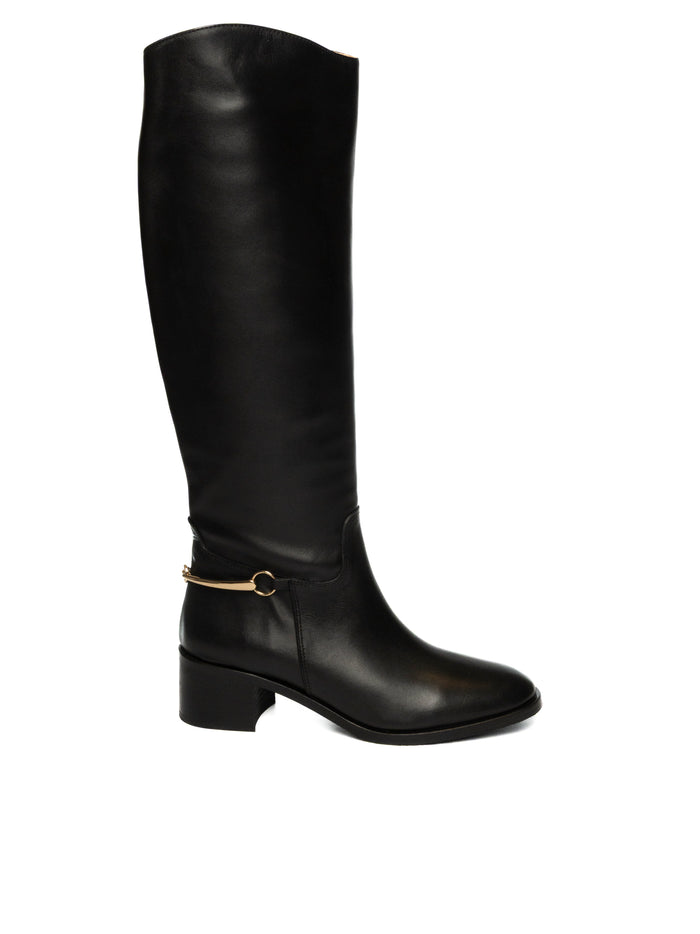 ALBANO Stivale pelle nero 3004 VIT-NERO