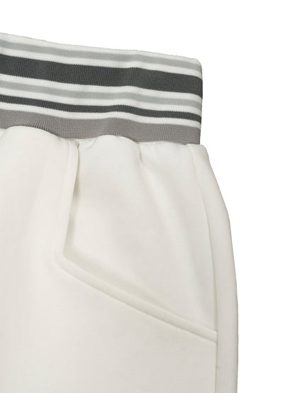 Striped Waist Wide Leg Pants