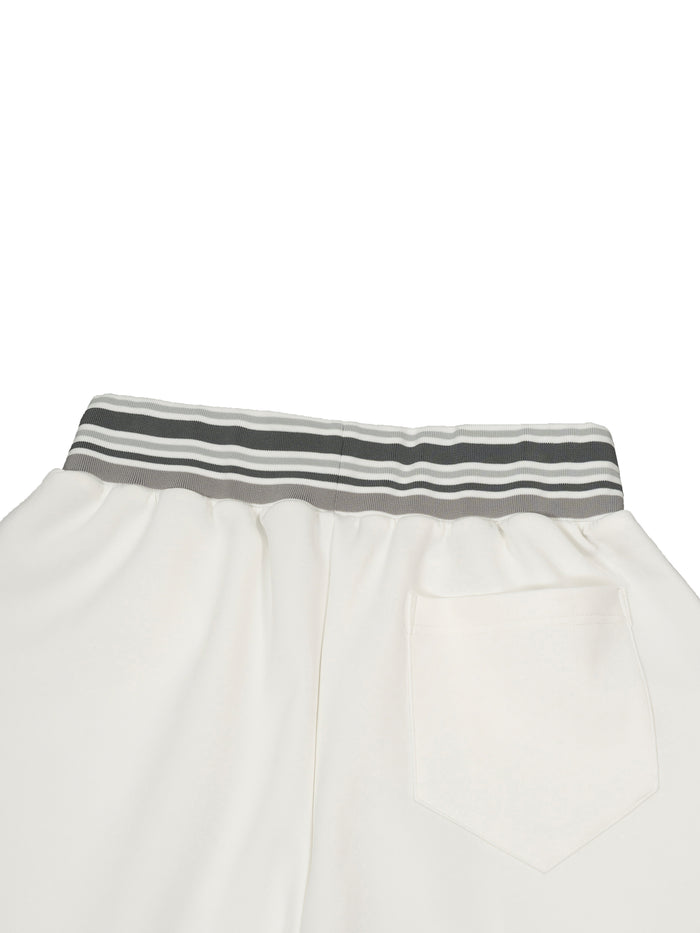 Striped Waist Wide Leg Pants