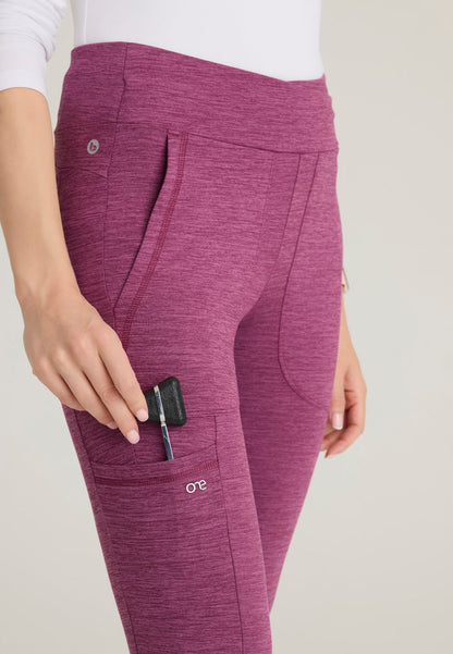 Strive Legging (heathered) - Dark Mauve Heather - Grey's Anatomy Scrubs