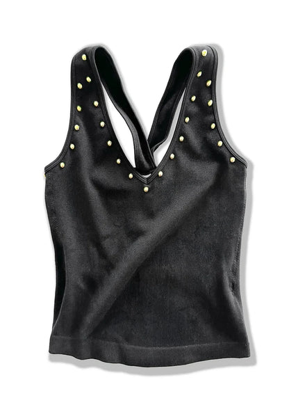 Studded V-Neck Brami