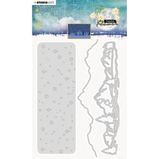 Studio Light - Moon Flower Cutting Die - NR. 137 - North Pole Scenery. High quality dies are perfect for paper crafting, cardmaking and scrapbooking. Dies will work with most die cutting machines. Available at Embellish Away located in Bowmanville Ontario Canada.