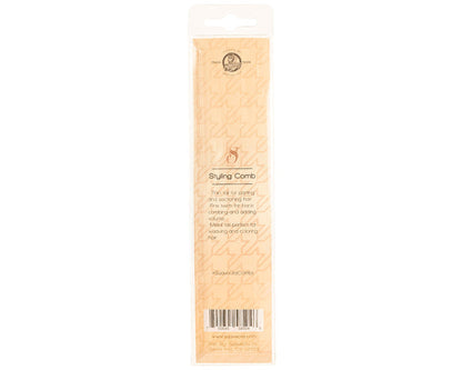 Styling Comb Packaging Back
