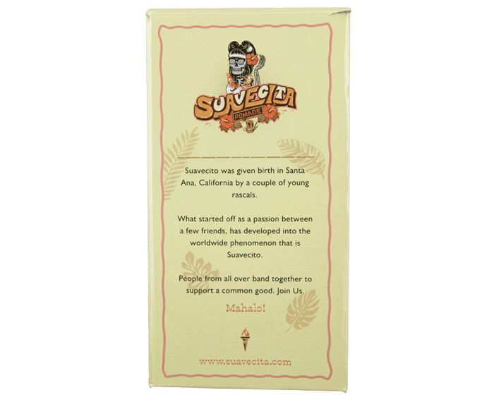 Suavecita Tiki Mug Back Packaging