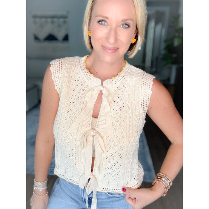 Sunday Social Tie Top