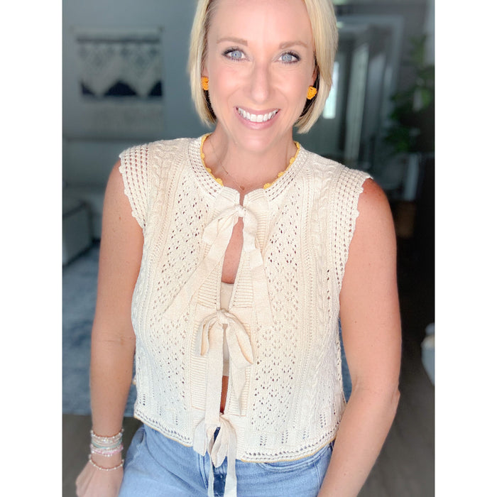 Sunday Social Tie Top