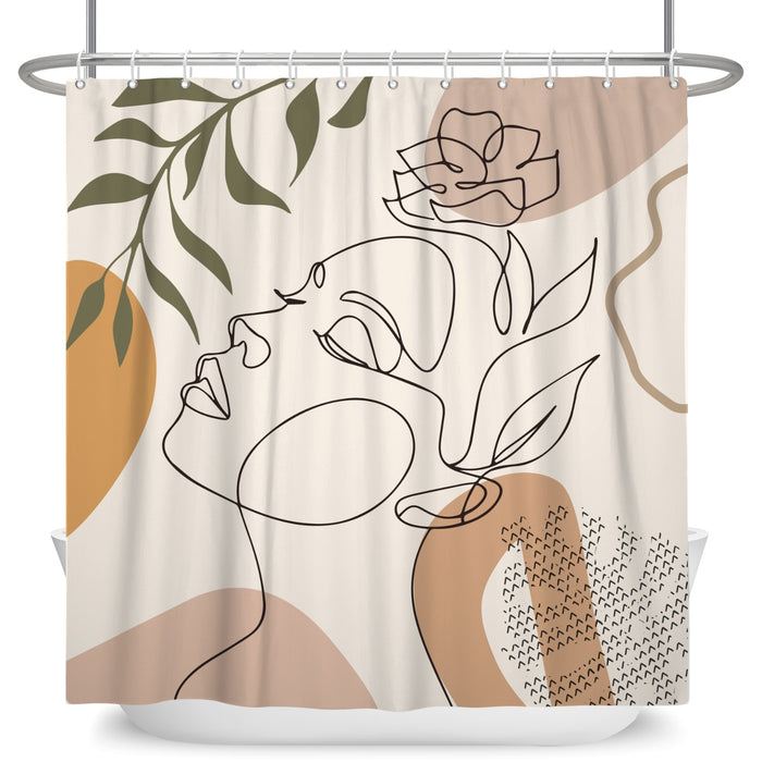 Sunflower Lady Shower Curtain