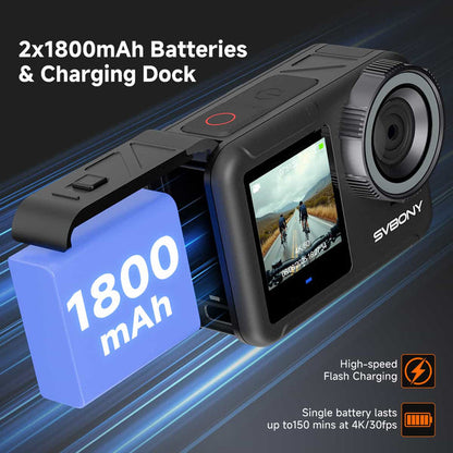 SVBONY SVGO3 4K Waterproof Action Camera (W9324A) Svbony