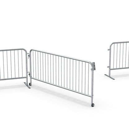 Swing Gate for Interlocking Steel Barricades - Crowd Control Warehouse